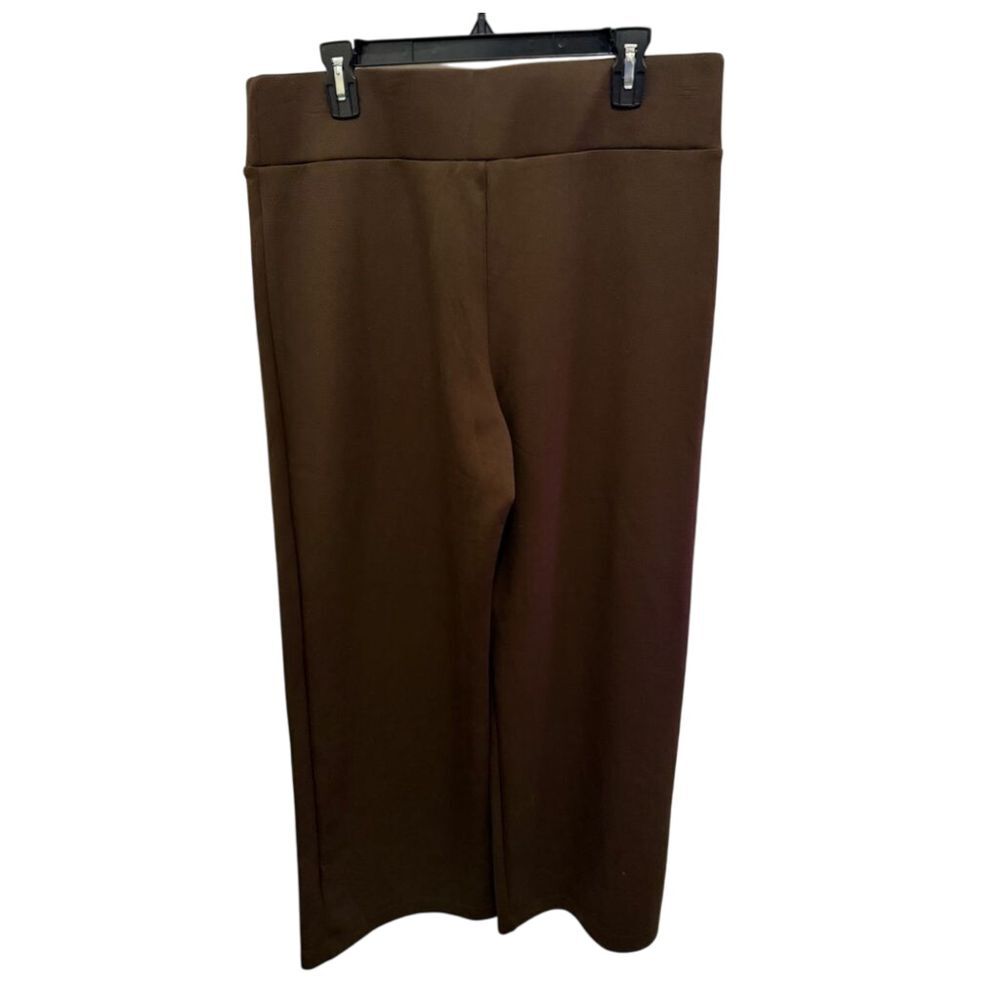 Toboggan White Label Brown Wide‎ Leg Palazzo Pants Comfortable Elastic Waist L/G